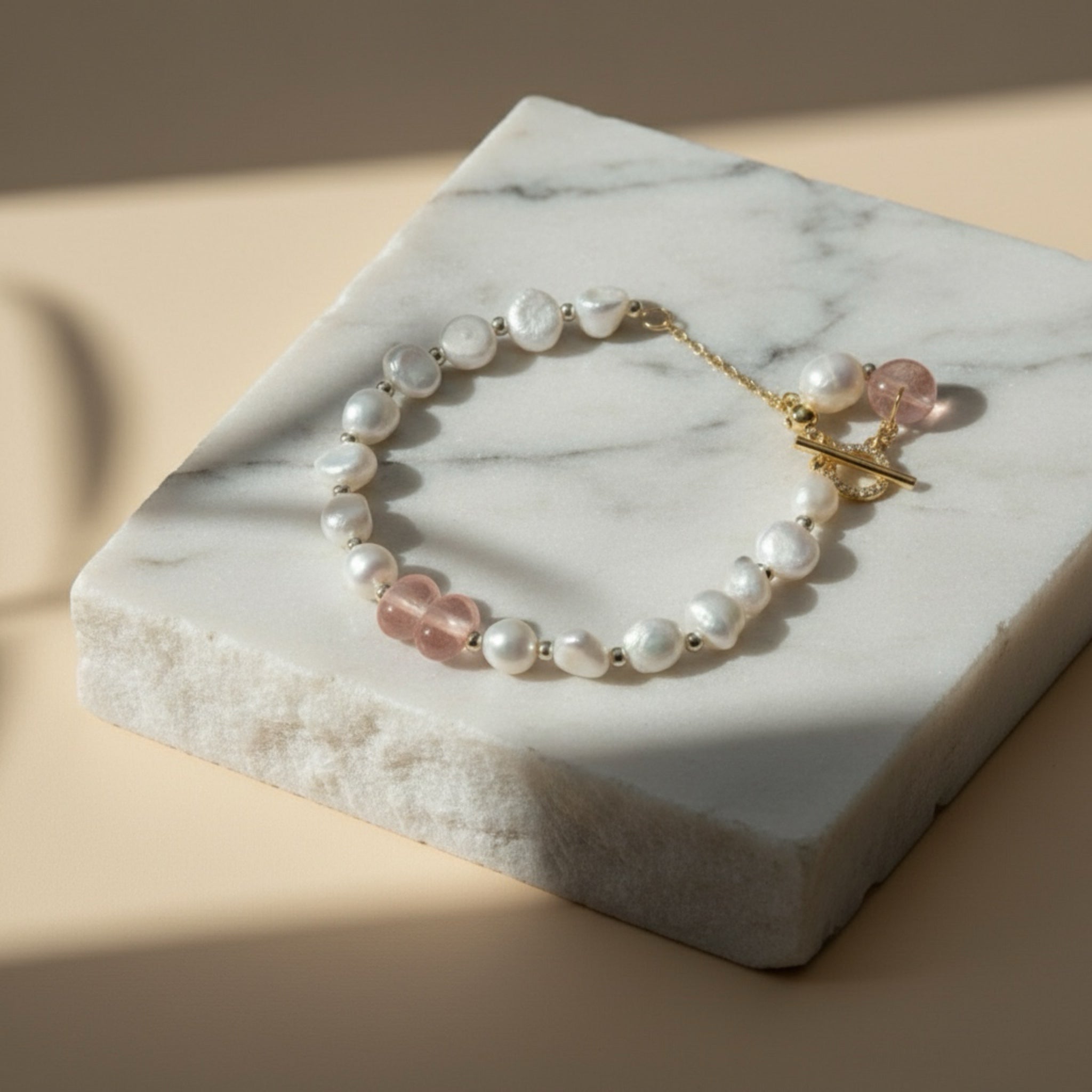 𝖲𝖠𝖡𝖤𝖭𝖣𝖠 Rosa Bracelet