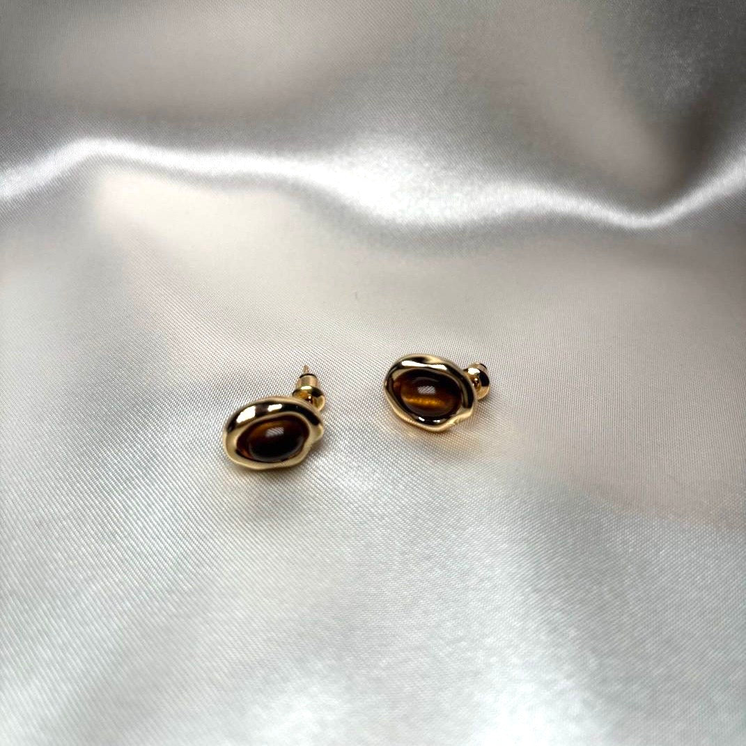 𝖲𝖠𝖡𝖤𝖭𝖣𝖠 Brown Earrings