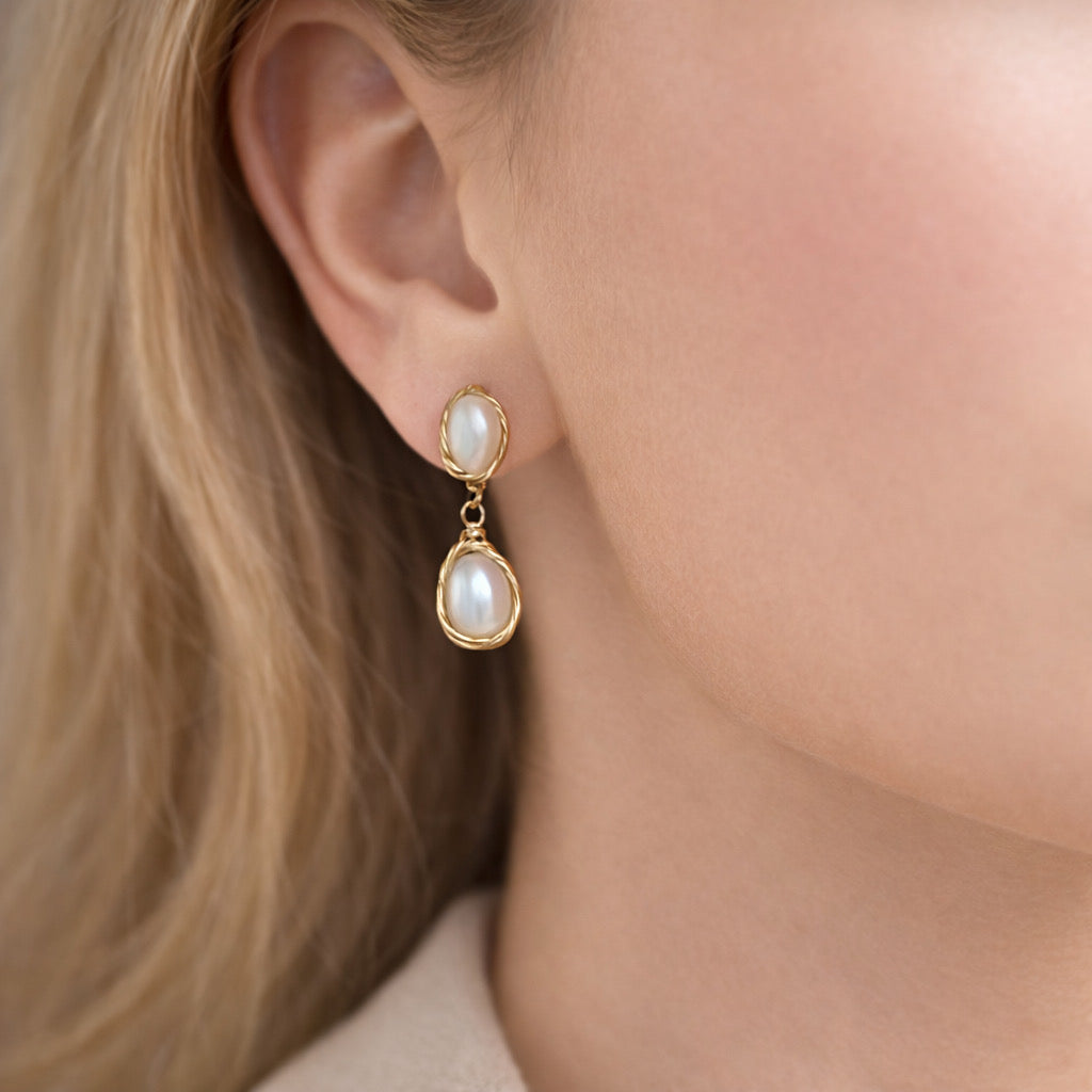 𝖲𝖠𝖡𝖤𝖭𝖣𝖠 Drop Earrings