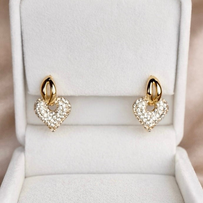 𝖲𝖠𝖡𝖤𝖭𝖣𝖠 Heart Earrings