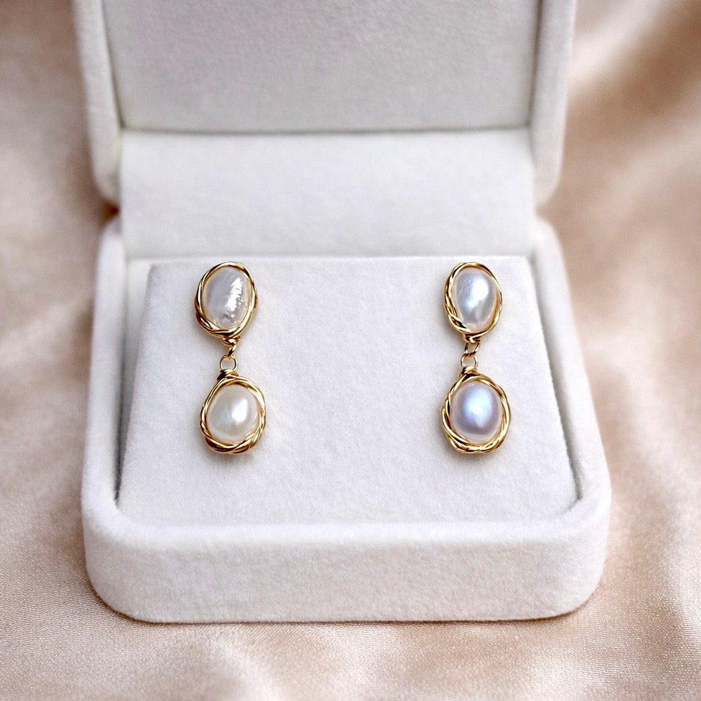 𝖲𝖠𝖡𝖤𝖭𝖣𝖠 Drop Earrings