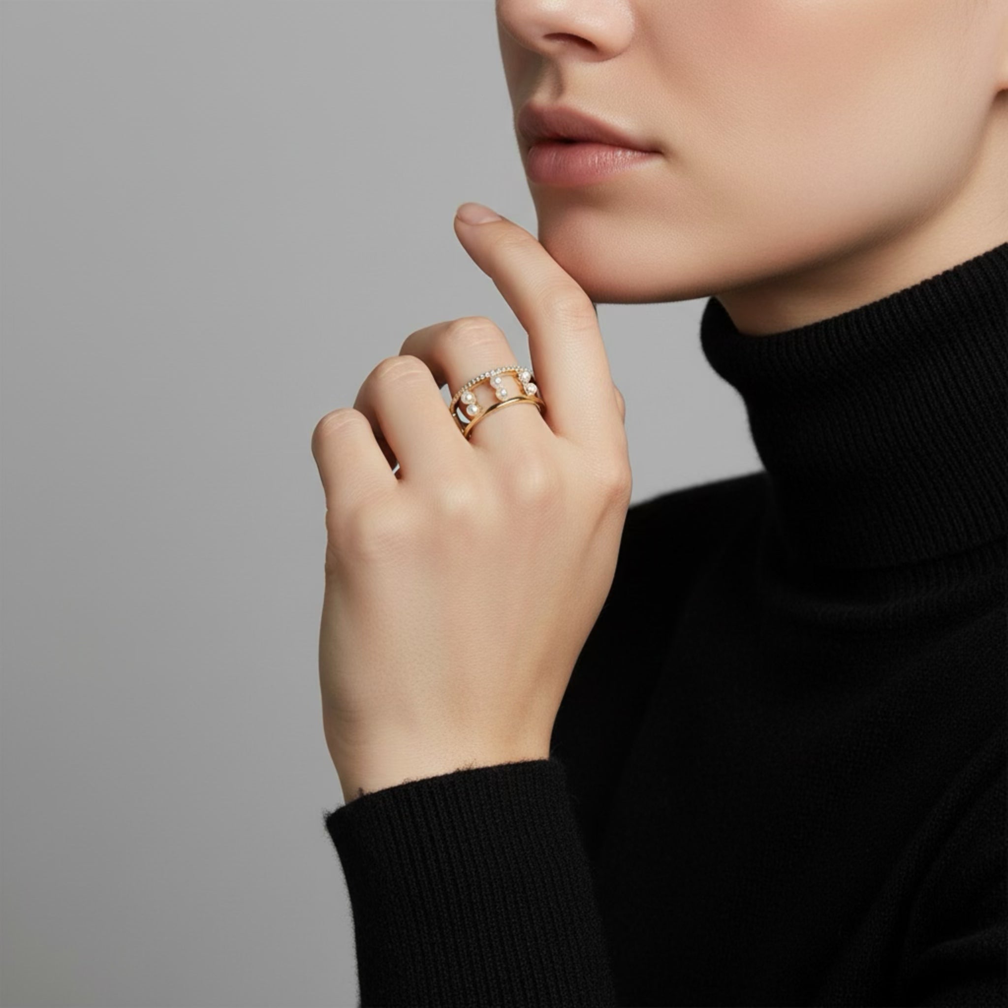 𝖲𝖠𝖡𝖤𝖭𝖣𝖠 Fine Ethereal Ring