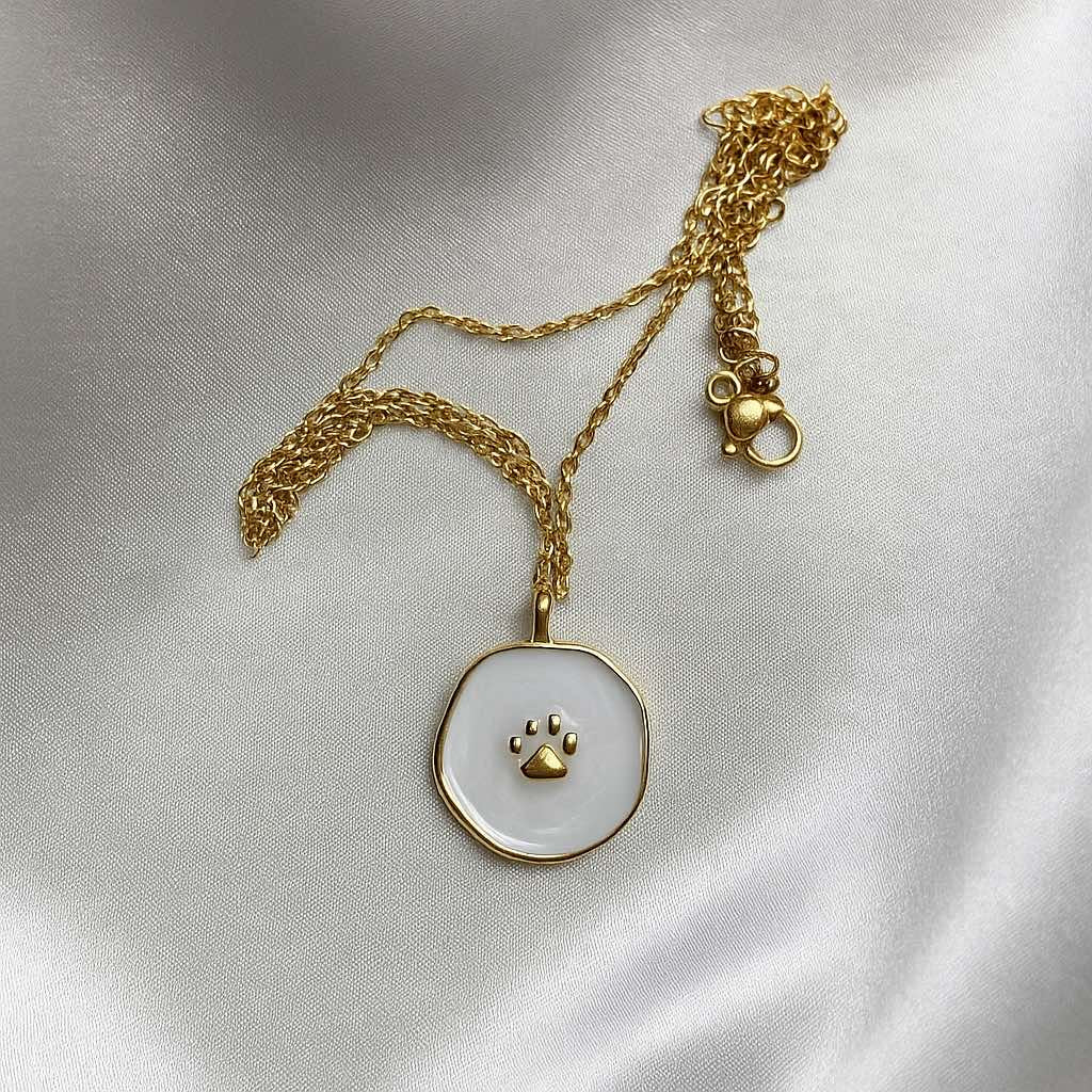 𝖲𝖠𝖡𝖤𝖭𝖣𝖠 Paw Necklace