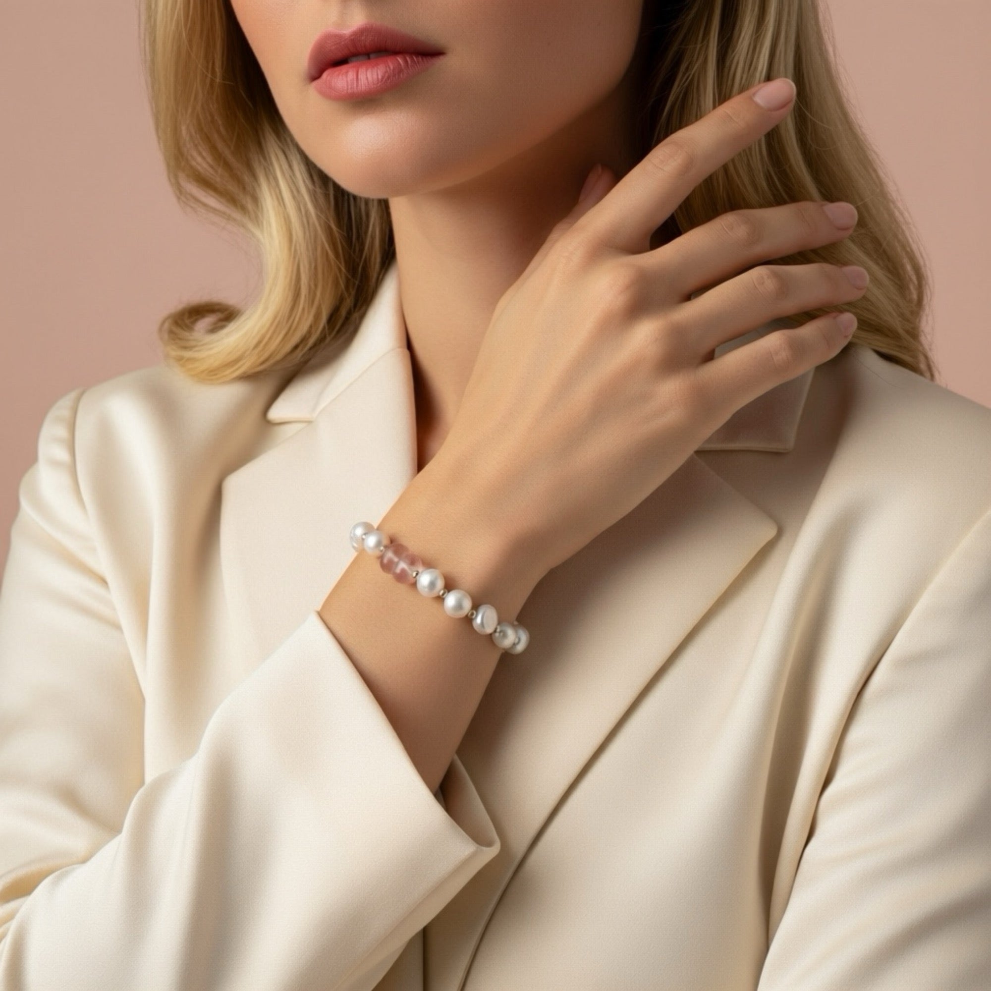 𝖲𝖠𝖡𝖤𝖭𝖣𝖠 Rosa Bracelet