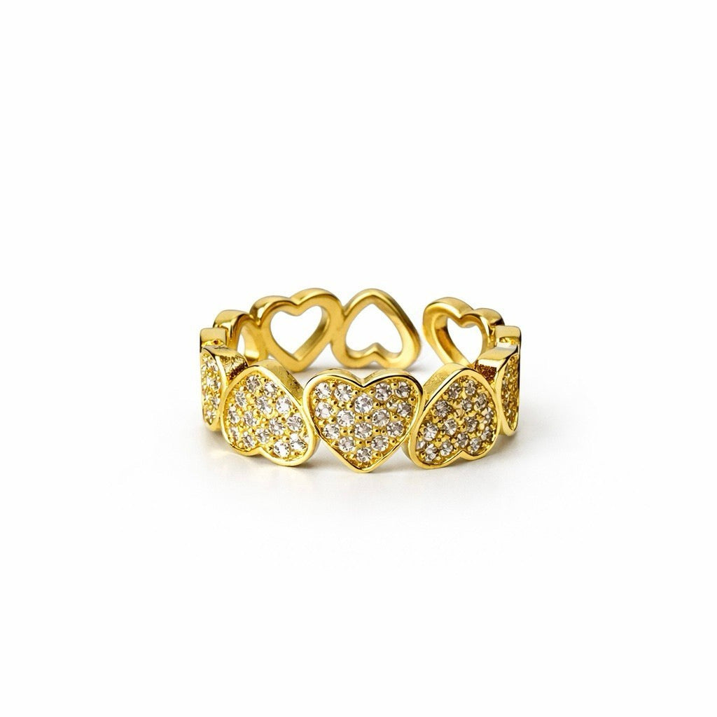 𝖲𝖠𝖡𝖤𝖭𝖣𝖠 Lovely Heart Ring